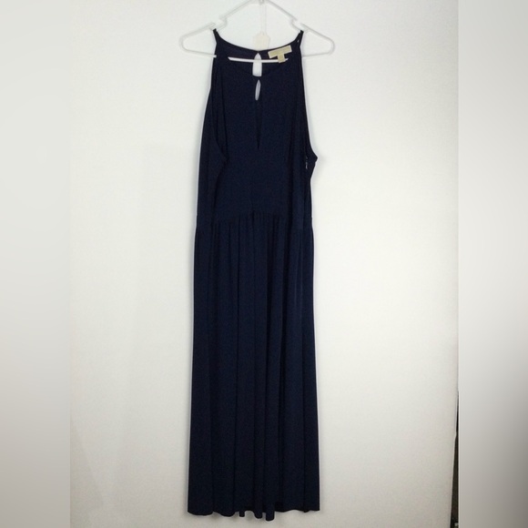 Michael Kors Elegant Navy Blue Maxi Dress - Picture 1 of 5
